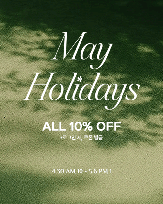 MAY HOLIDAYS 10%